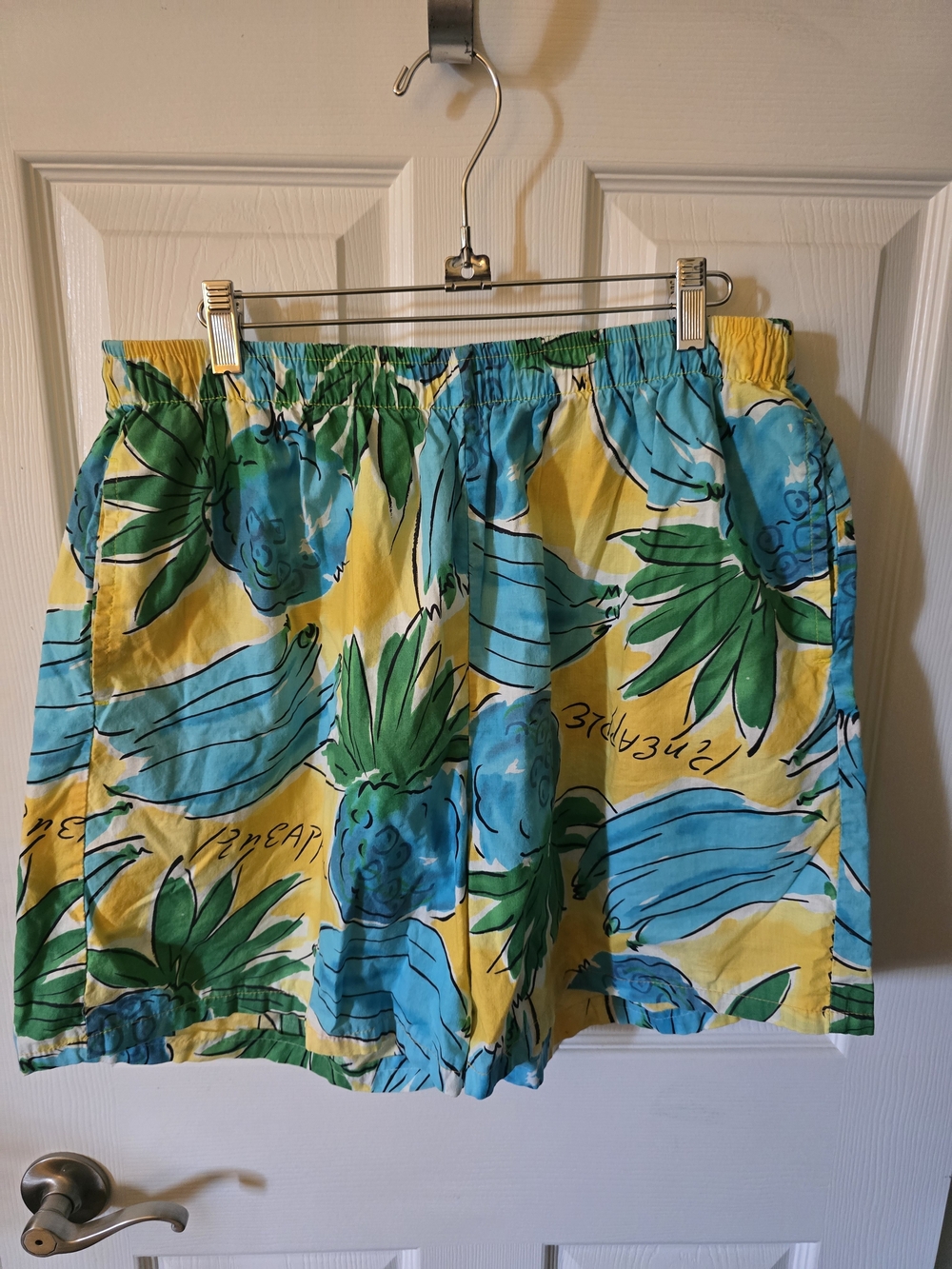 Men's Hawaii ORIGINAL JAMS Tropical Print Swim Shorts in Yellow, Blue & Green